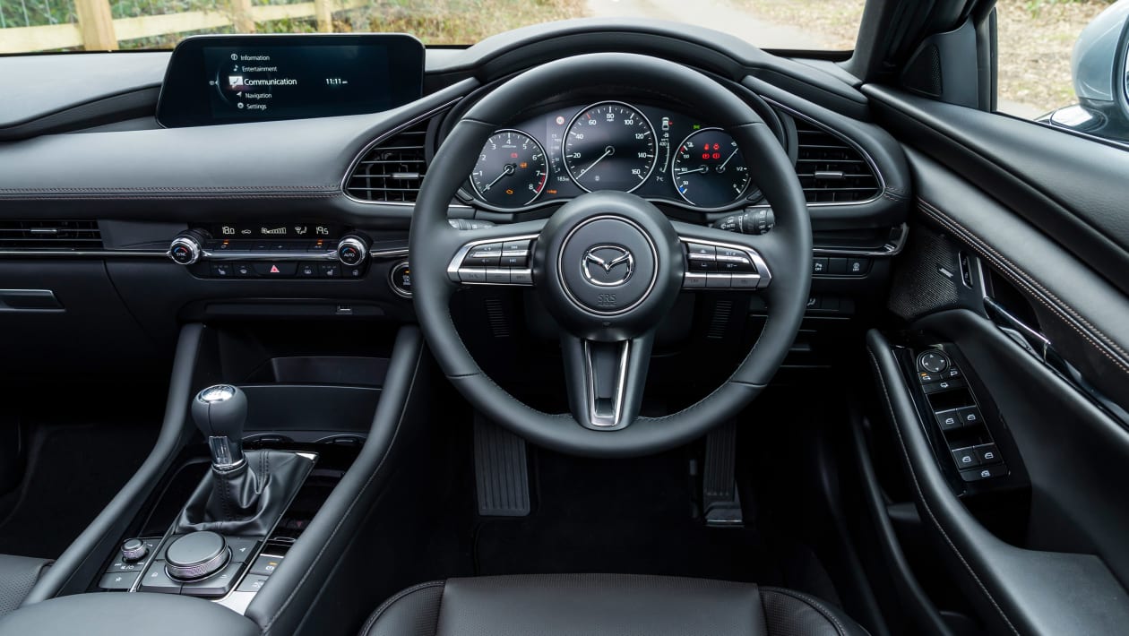 Mazda3 hatchback Interior & comfort 2024 Carbuyer